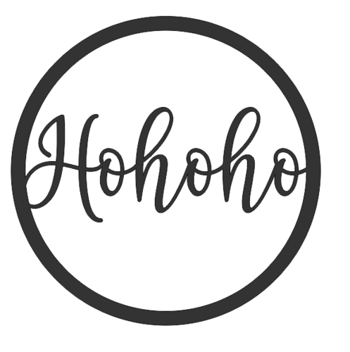 Holzrahmen HoHoHo 2